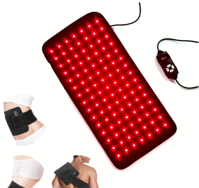 Red-Light-Therapy-for-Body,2026 Upgraded 4 Modes Near Infrared Light for Body Pain Relief,High-Efficiency Spherical Lamp Dual-Wave(660nm & 850nm) LEDs,Multi-Mode Customization(12.4" x 6.1")